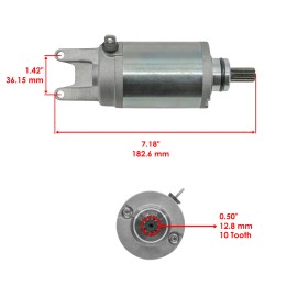 Caltric Starter Motor for Kawasaki ZZR600 ZX600 2005-2006 21163-1304
