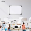 EAONE 16x12 in Double Side Whiteboard Calendar & Cork Board