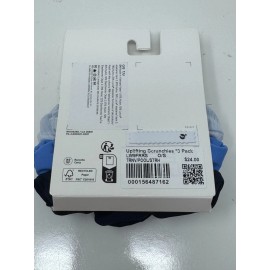 Lululemon Uplifting Scrunchies 3 Pack Hair Ties   Navy Light Blue    One Size