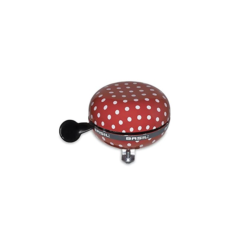 TIMBRE DING-DONG POLKA DOT ROJO/BLANCO DOTS
