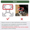 4 x EYPINS Mounting Material Angle 6060, for Aluminium Profile