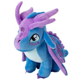 TOLLION Cuddly Plush Wings Dragon Plush Toy Soft Dragon Stuffed Animals Pterosaur Plush Flying Dragon Pillow Plushies Gifts for Fans Adults Kids Boys Girls Toys,9.8 Inches (Blue)