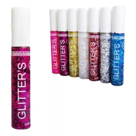 KFMX 10 Sombras Pegamento Hojuelas Glitter Colores Ojos Y Cuerpo