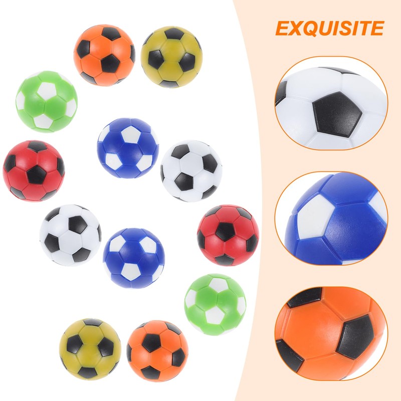 Outanaya 12pcs Football Balls Replacement for Table Soccer Game Balls