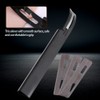 Walfront 1 Set Edelstahl Curved Form Leder Craft Skiving Skiver