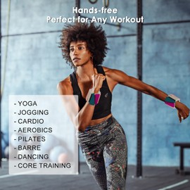 Wrist & Ankle Weights, 2 PCS Adjustable Bands for Women & Men Workouts, Ankle Weights for Exercise Walking, Yoga,Dance,Barre,Gym,Exercise,Pilates,Walking Running (Multicolor)