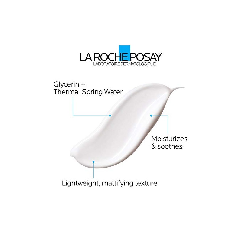 La Roche-Posay Toleriane Sensitive Fluide Protective Moisturizer, Oil-Free, 1.35 Fl.