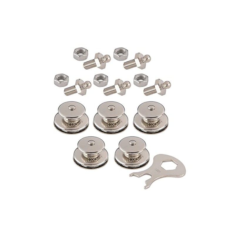 New Marine Loxx Set of 5 Tops + Threaded Screws