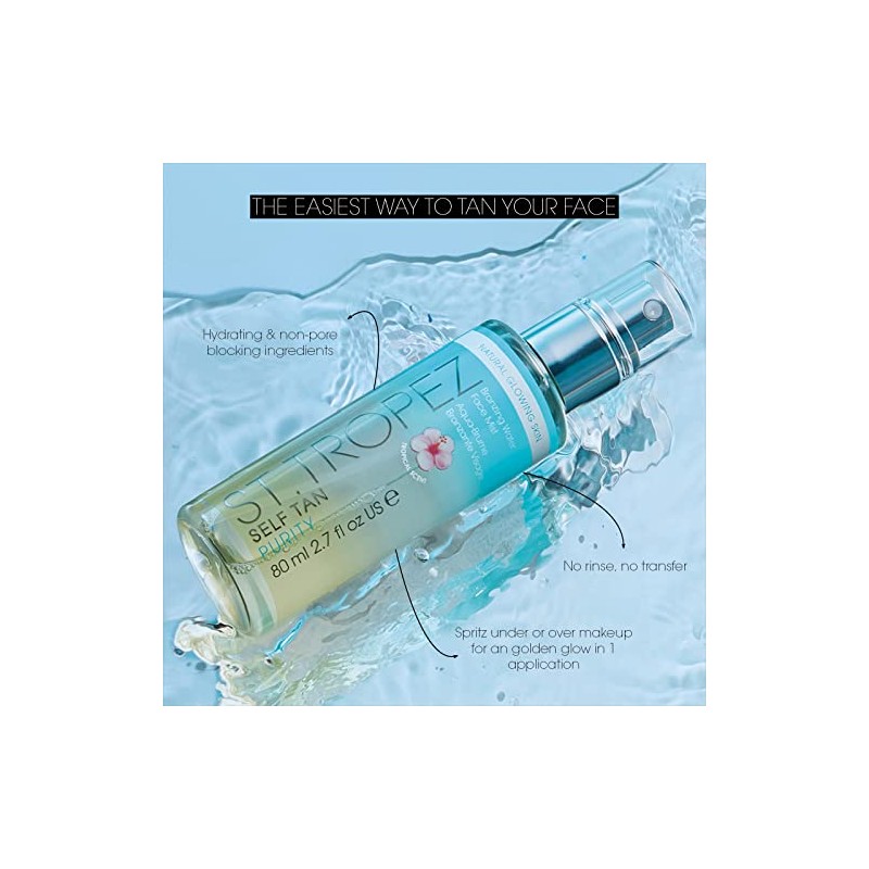 Self Tan Purity Bronzing Water Face Mist by St. Tropez