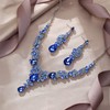 Ever Faith Jewellery Sets for Women Wedding Rhinestone Crystal Floral