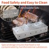 2pcs Stainless Steel Smoker Box for Gas Grill, Optimized Airflow