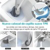 Juego de 3 Escobillas de Silicona para Baño, Montaje en
