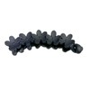 No Slip Banana Clip Flower, Matte Black