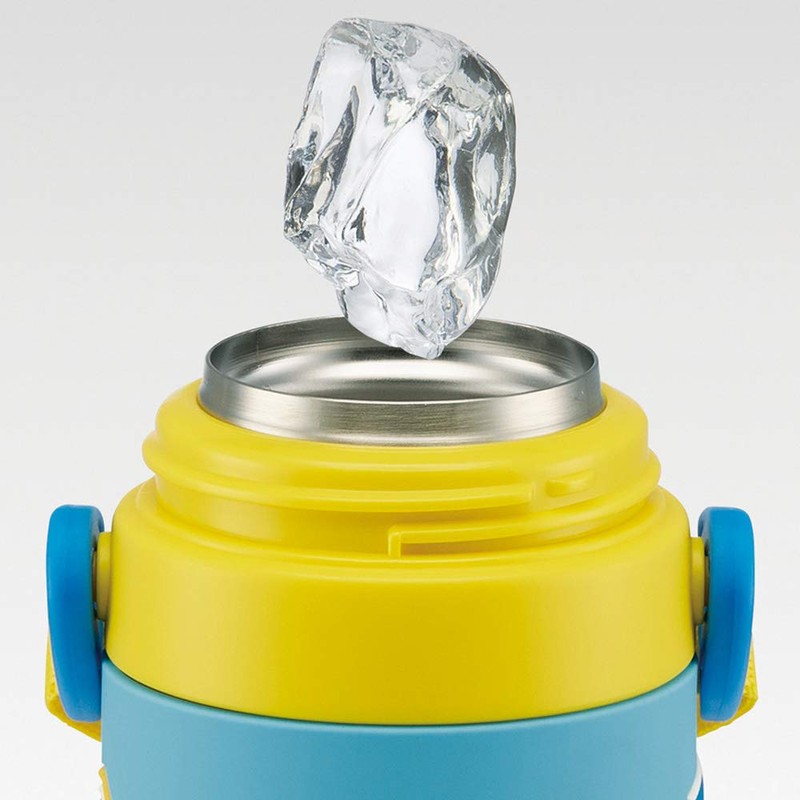Skater SDPV5-A Children's Stainless Steel Direct Drinking 3D Water Bottle,