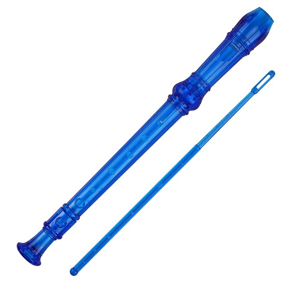 EastyGold Descant Flauta Recorder Crystal Soprano Recorder 8 Hole Clarinet