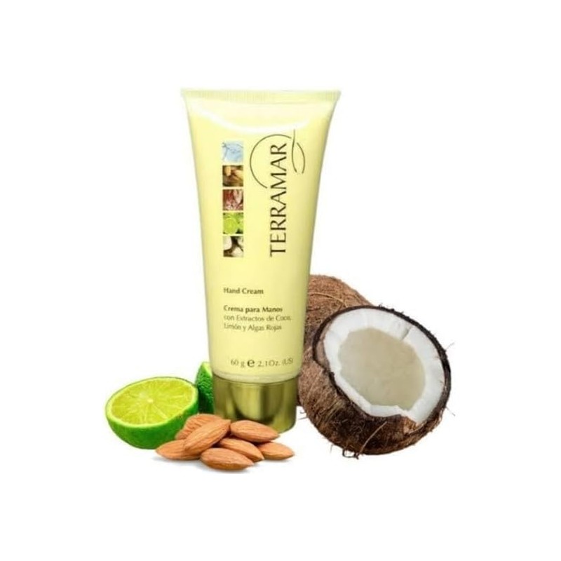 TERRAMAR Crema para Manos con Extractos de Coco y Limón,