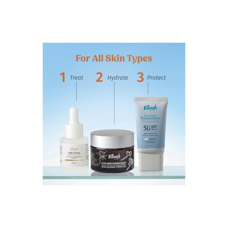 vilvah STORE Crema Ultra Hidratante (Escualeno De Oliva Y Lirio