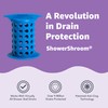 ShowerShroom the Revolutionary 2" Stand-Up Shower Stall Drain Protector Hair