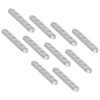 10pcs Flat Straight Braces Fixing Aluminum 4 X 8mm Connect