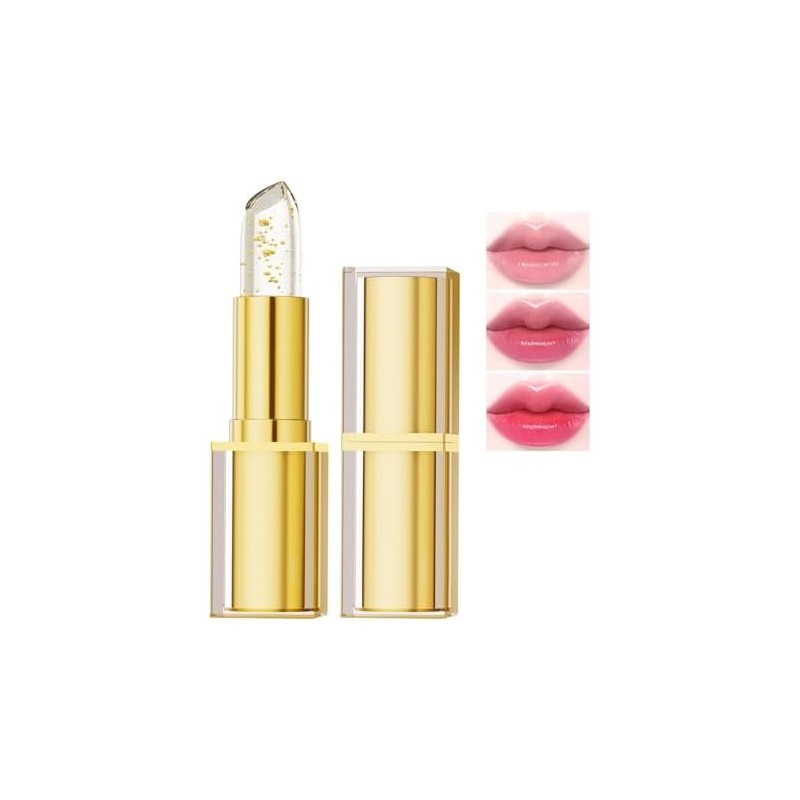 Lápiz Labial Cambiante de Color,Barra Labios Hidratante A Prueba Transferencia