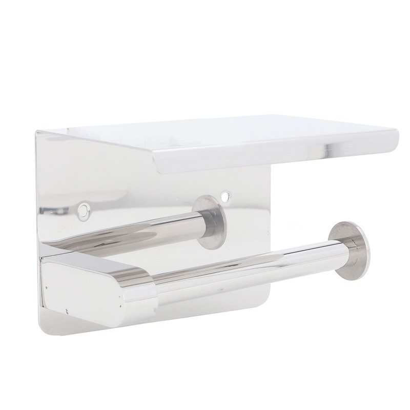 Stainless Steel Toilet Paper Holder Wall Mounted Bathroom Toilet Paper
