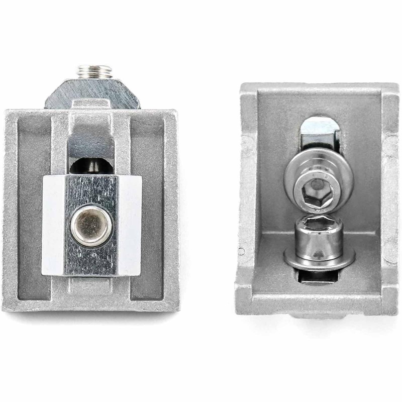 Aluminium Profile 40 x 40 Angle Mounting Set Aluminium Mounting