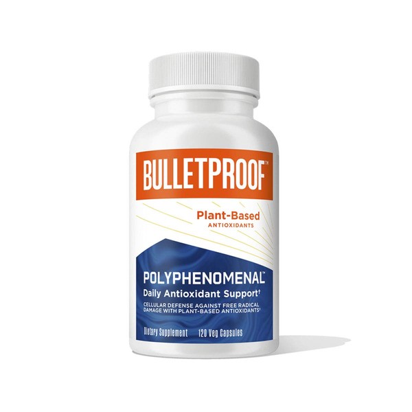 Bulletproof Polyphenomenal Daily Antioxidant Support Capsules, 120 Capsules, Supplement to Fight Free-Radicals and Support Healthy Aging