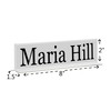 Marketing Holders 2 Pack 8" x 2" Name Plate Desk