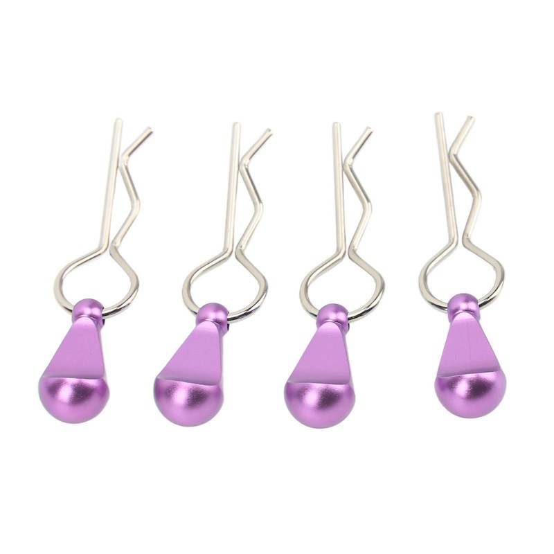4Pcs Metal RC Car Body Clips with Pull Tabs for
