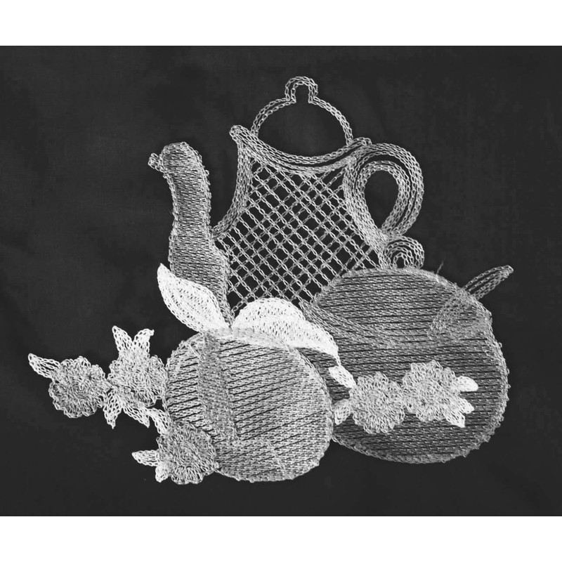 Householdfurnishing Embroidered Kitchen Window Pair Curtains Set Rod Pocket with