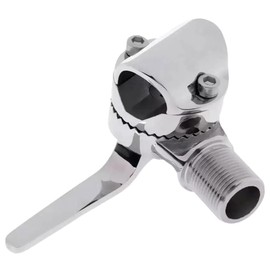 Byttlerom Marine VHF Antenna Mount Rail Mount Adjustable Antenna Base Mount Base Pipe Clamp Hardware