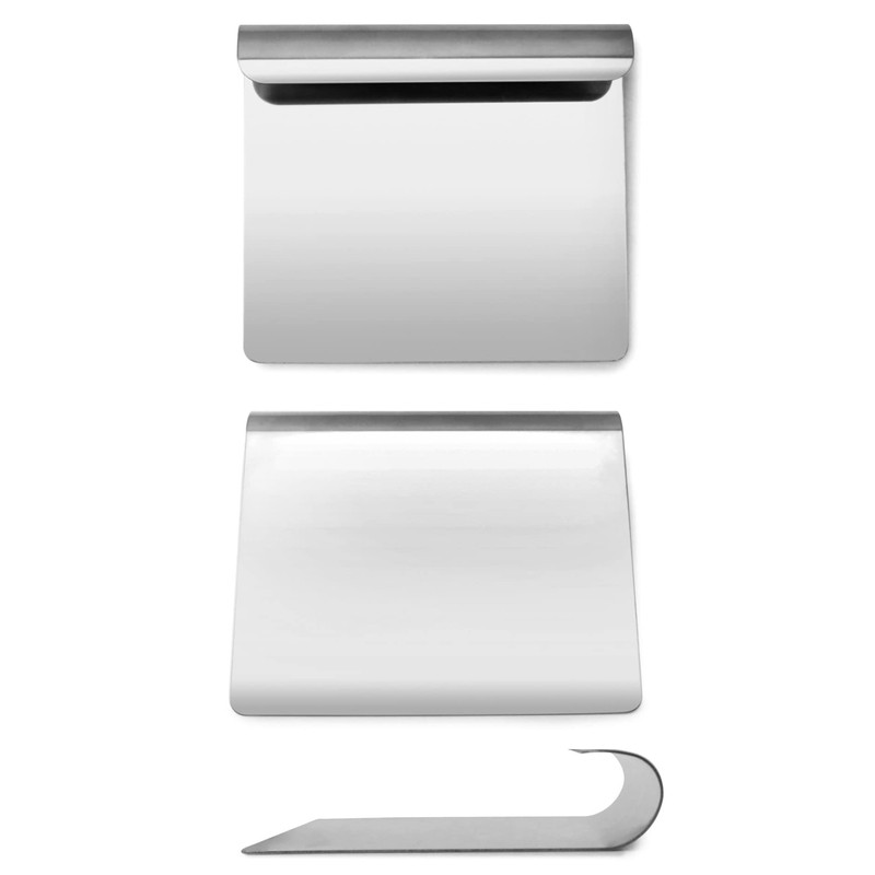 QWORK Vegetable Scoop, Dough Spatula, Kitchen Scraper, Kitchen Gadget, 14