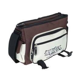 CoolChange Attack on Titan messanger bag, brown/white