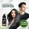 Herbishh Black Hair Dye Shampoo 200ml + Argan Oil 30ml