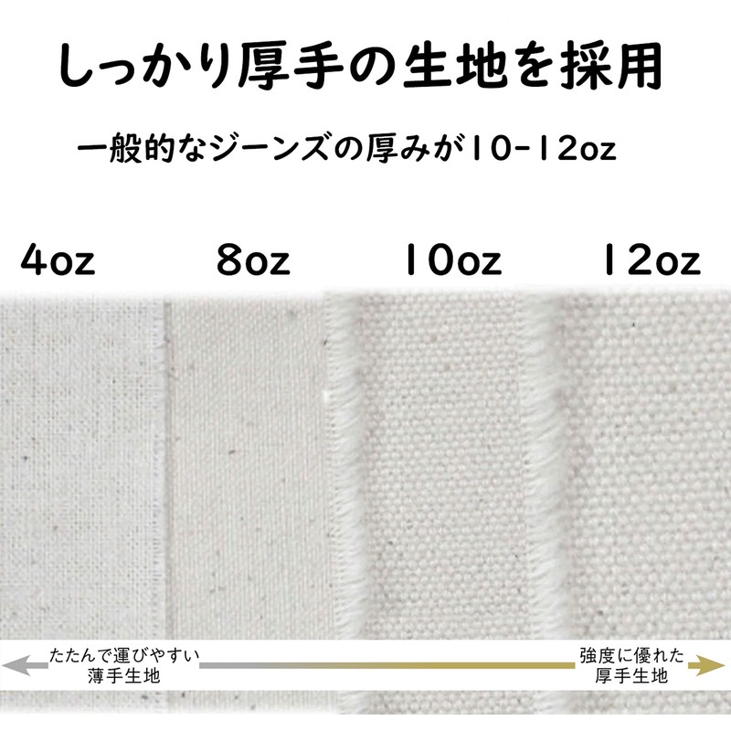 161003 Basic Standard Canvas Cotton Shoulder Tote Bag, Solid, Thick,