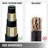 VEVOR Hydraulic Hose 3/8 inch x 100 ft, Coiled Hydraulic