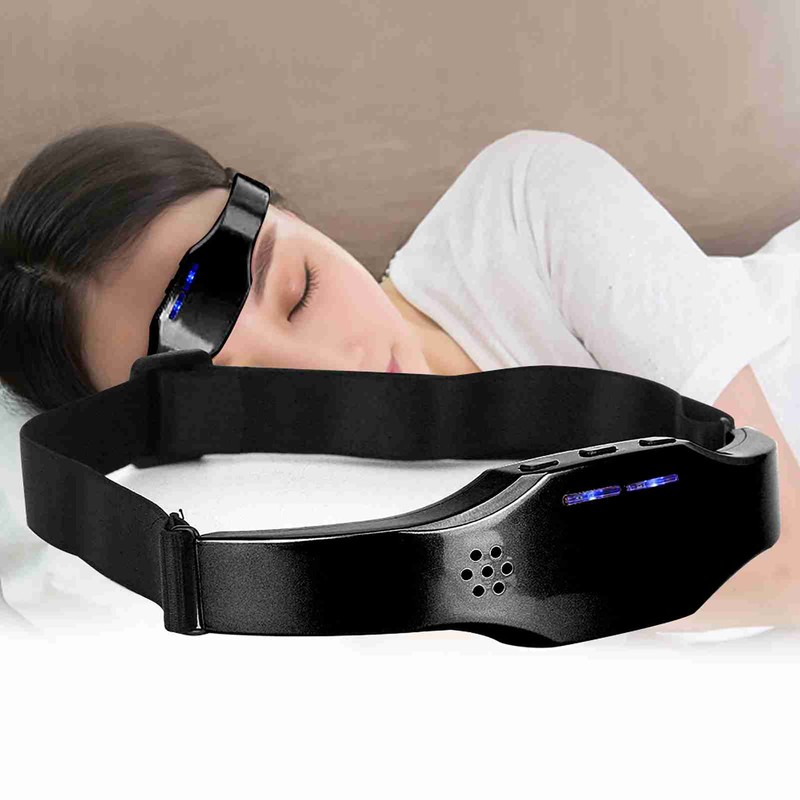 Wireless Intelligent Migraine Pressure Relief Sleep Insomnia Head Therapy Massage