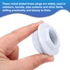 PATIKIL Radiator Reducing Bush,1"BSP Right Hand Thread x 1/2"BSP Manual