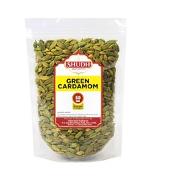 SHUDH GREEN CARDAMOM 50 GM | 1.7 oz Green Cardamom Pods Spice (Hari Elachi) ~ All Natural | Vegan | Gluten Friendly | NON-GMO | Product of Guatamala