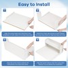Noafocks Washer and Dryer Covers - Top Wood Countertop Washer