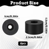 8 Pcs 1/2 Inch Rubber Spacer Rubber Washers for Bolts