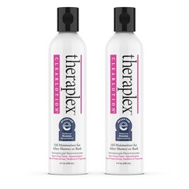 Loción Emollient transparente Theraplex, 8 onzas (Paquete de 2)