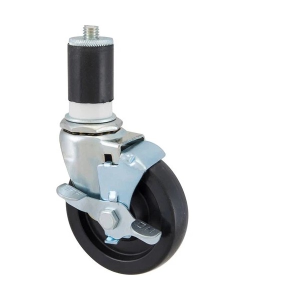 ALLPOINTS Caster Stem Black with Brake for Mavrik 1201067
