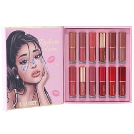 Set De Lpiz Labial Lquido Mate Aterciopelado  12 Piezas Kit De Maquillaje Para Labios No Pegajoso  Kit De Maquillaje Para Lpiz Labial Mate,Para...    