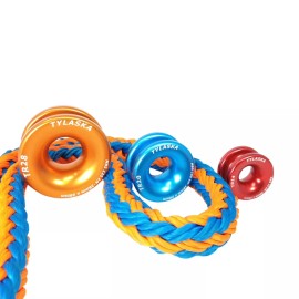 Tylaska Blue type II color anodized Tylaska TR20 arborist rigging ring
