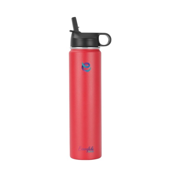 EverGlide Goods 24oz Stainless Steel Water Bottle – Vacuum Insulated,