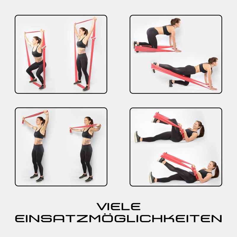 Deuser Physio Band 150 2.4 M Physioband, blau, 2.4m x