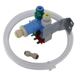 GSPUSA W10408179 CKD408179X compatible with Amana, Crosley, Estate, Inglis, Kenmore, Kitchen Aid, Maytag, Roper, Whirlpool Refrigerator Water Inlet Valve fits old number W10408179