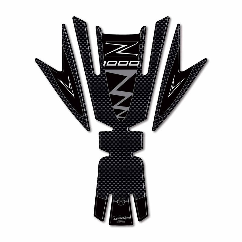 labelbike - Tank 3D Sticker Tank Compatible with Kawasaki Z1000