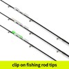 Vefungyan Fishing Glow Sticks for Rod: 350 Pcs Clip on